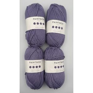 4 Skeins 1 Lot Paint Box Yarn-Color 346 -3.5 Oz /100 Gr Each.  Acrylic. 5-Bulky.